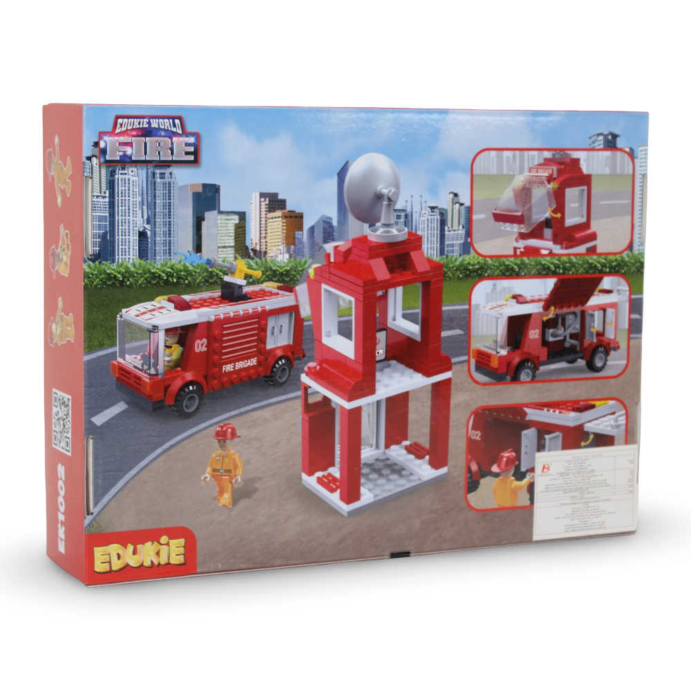 Edukie World Fire Building Block Set – 241 Pcs