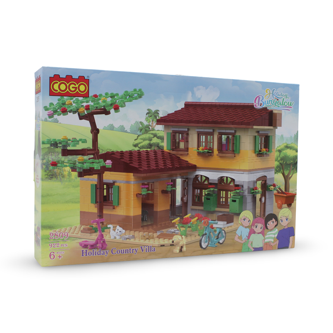 Cogo Holiday Country Villa Building Block Set – 922 Pcs