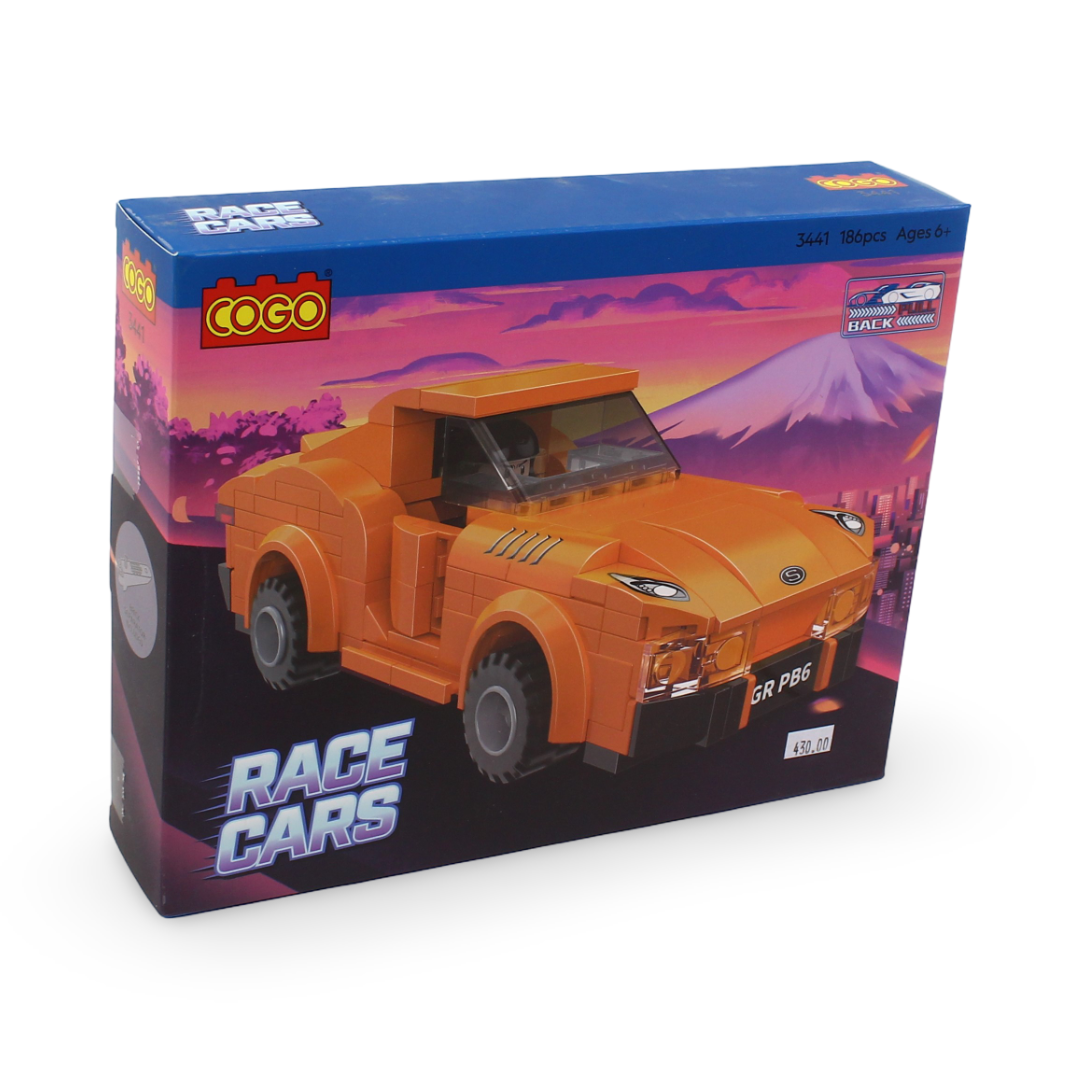 Cogo Racing Series Building Block Set – 186 Pcs