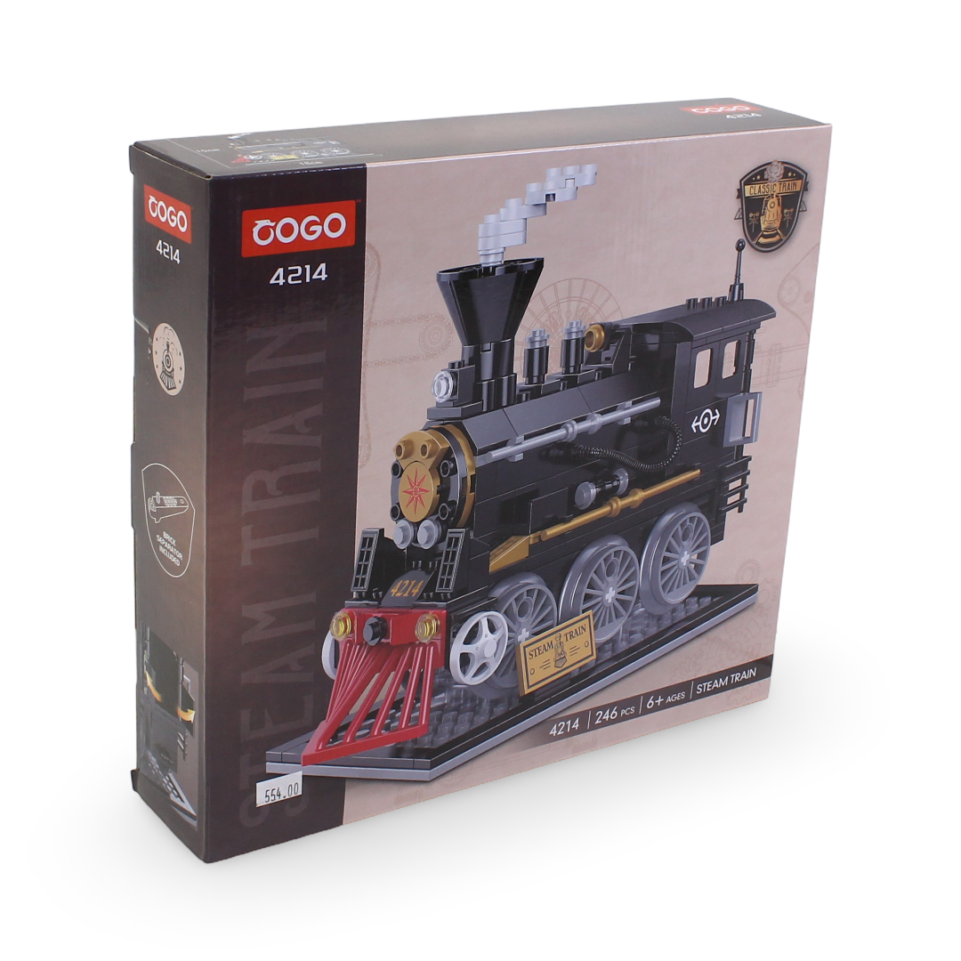Cogo Steam Train Building Blocks Set – 246 Pcs