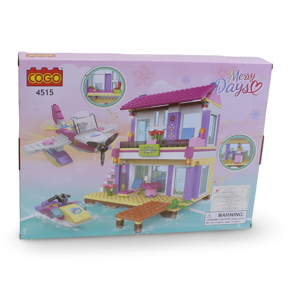 Cogo Merry Days Beach Villa Building Block Set – 423 Pcs