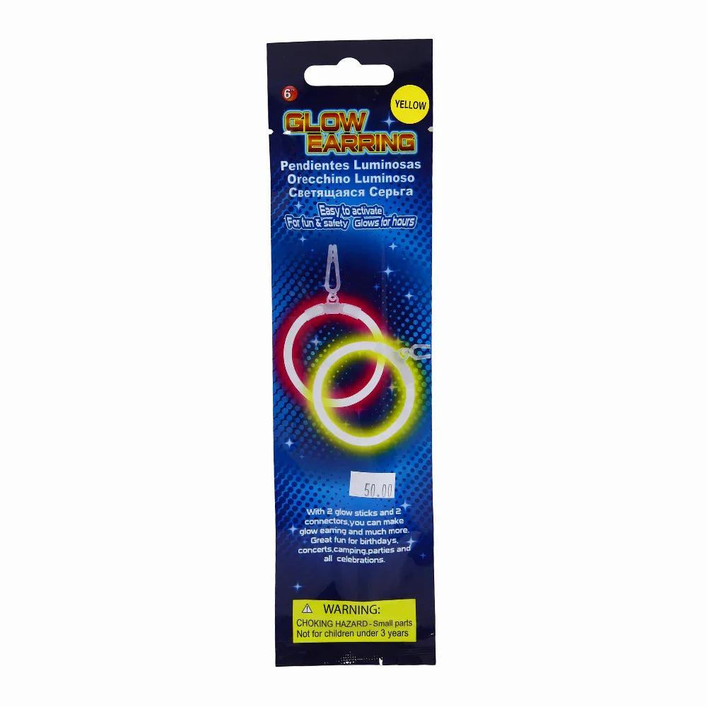 Glow-in-the-Dark Earrings - 2Pcs - Party - OKO