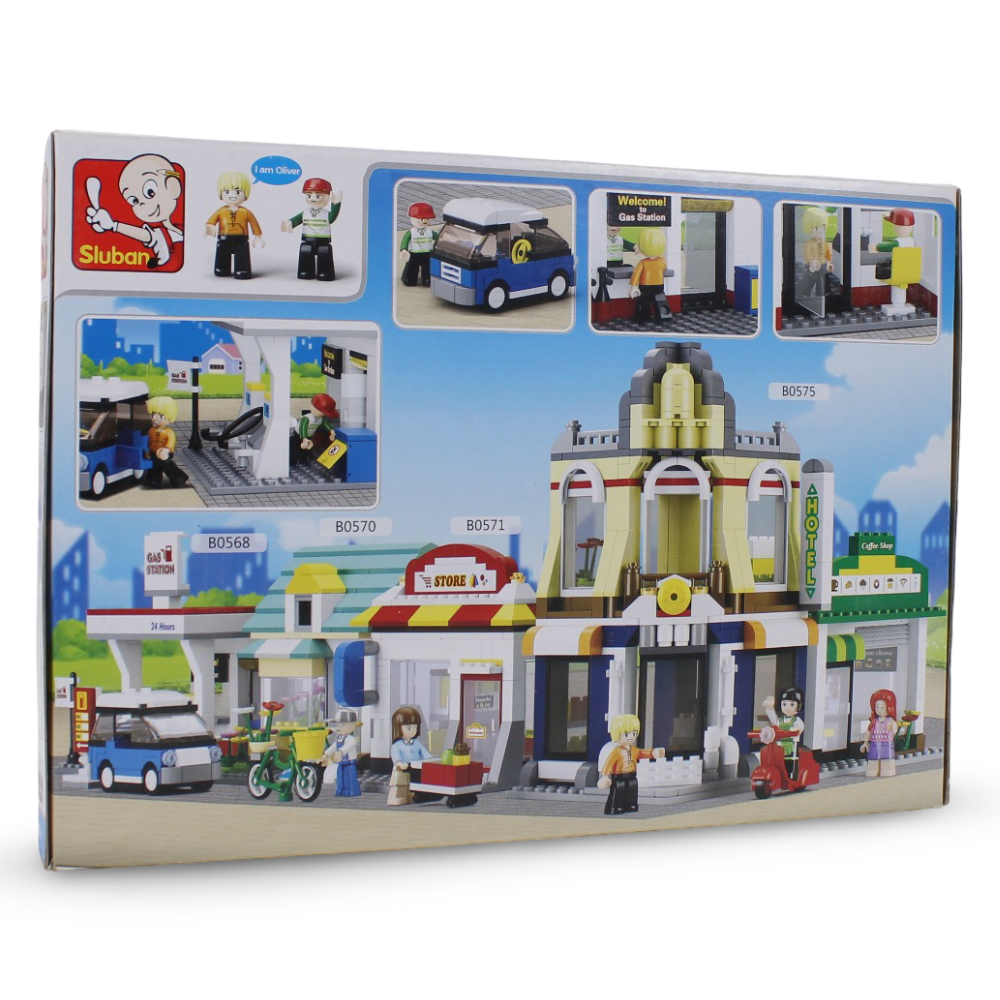 Sluban Town Gas Station - 167Pcs
