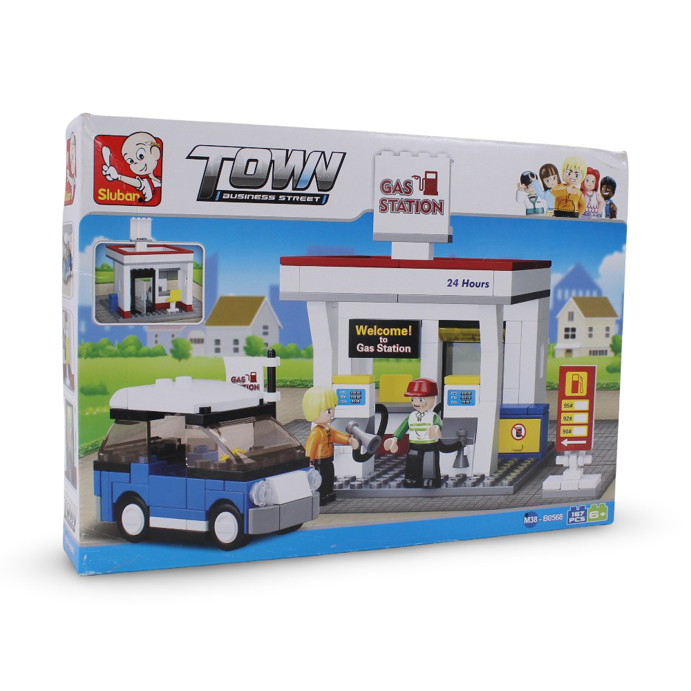 Sluban Town Gas Station - 167Pcs