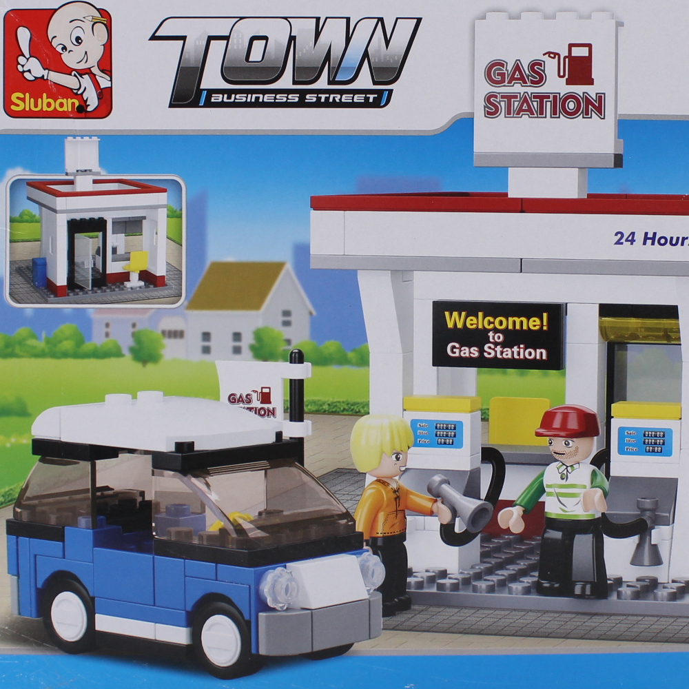 Sluban Town Gas Station - 167Pcs