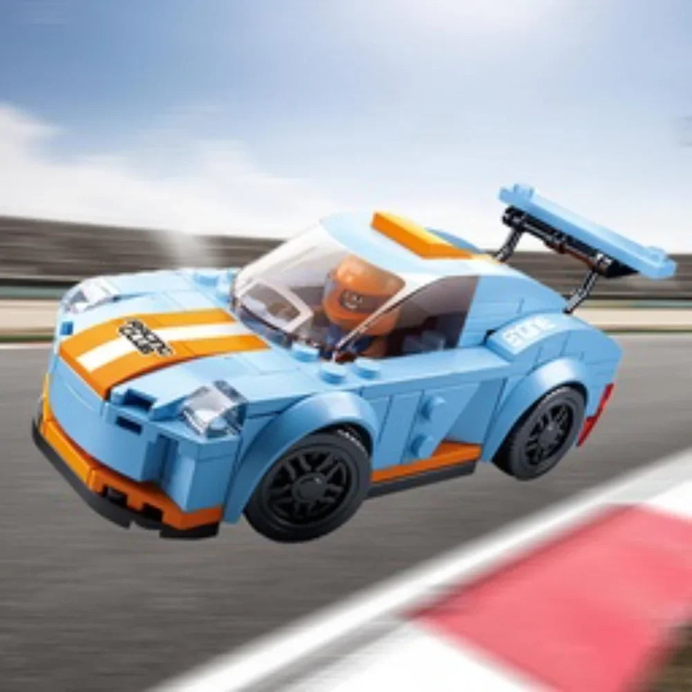 Sluban Car Club Leopard Racing Car Building Blocks Set - 148 Pcs