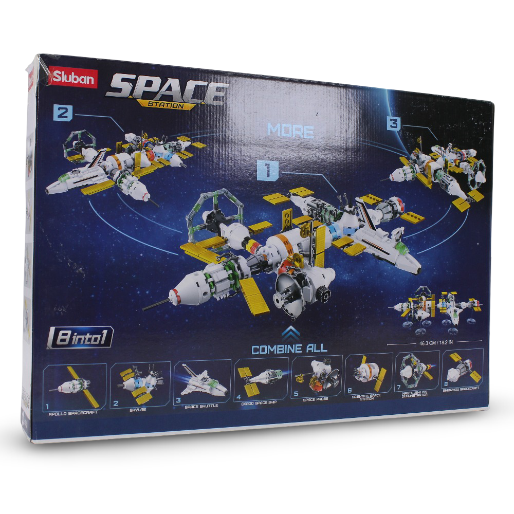 Sluban International Space Station Building Blocks Set - 512 Pcs