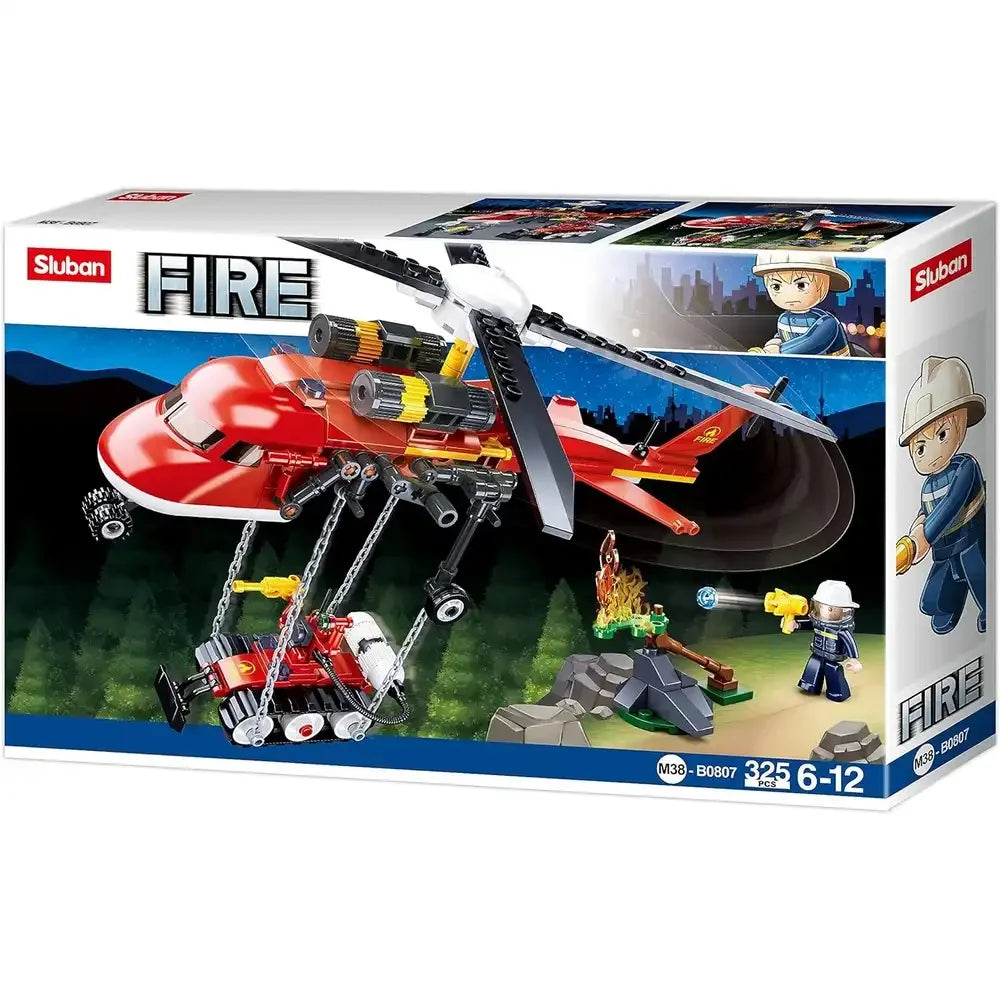 Sluban Fire Helicopter Building Blocks Set – 325 Pieces