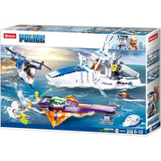 Sluban Police Manhunt In Sea Building Set - 559 Pcs