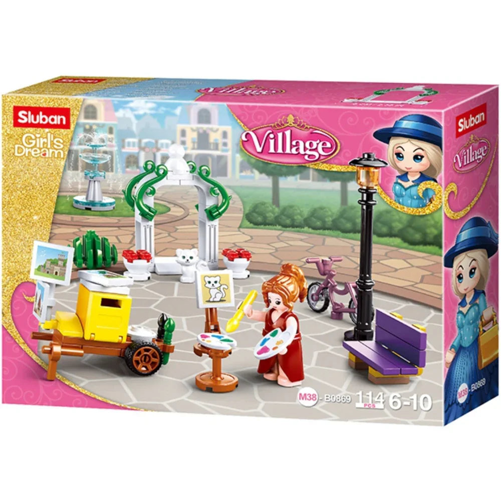 Sluban Girls Dream Park Building Set - 114 Pcs