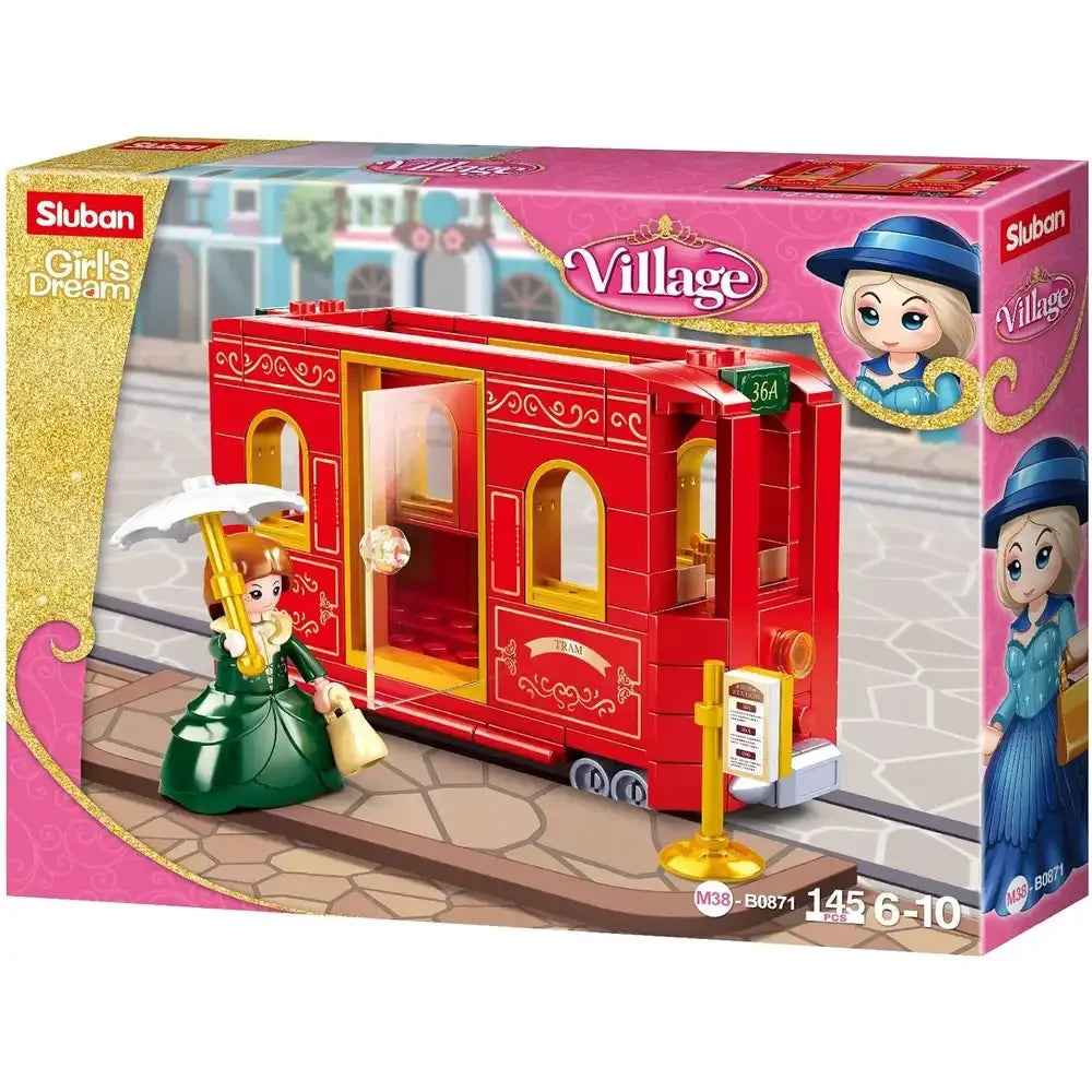 Sluban Girls Dream The Classic Wagon Of Hope Building Set - 145 Pcs