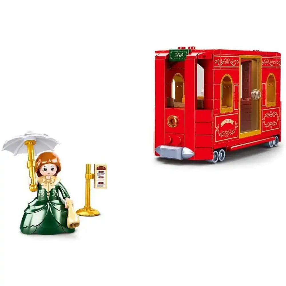 Sluban Girls Dream The Classic Wagon Of Hope Building Set - 145 Pcs