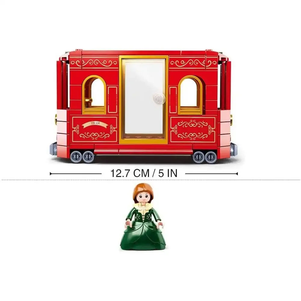 Sluban Girls Dream The Classic Wagon Of Hope Building Set - 145 Pcs