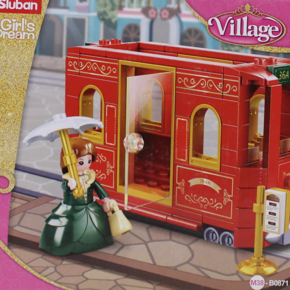 Sluban Girls Dream The Classic Wagon Of Hope Building Set - 145 Pcs