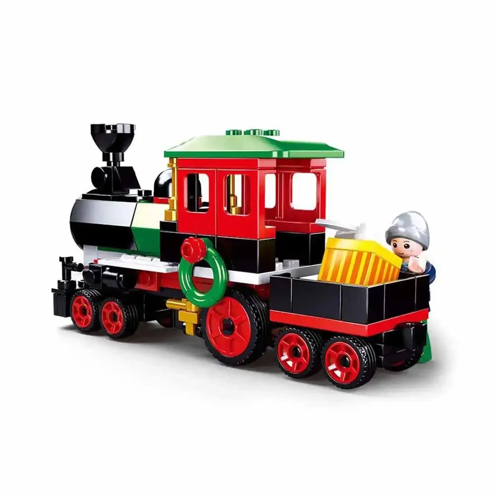 Sluban Town New Year Train Building Blocks Set - 156 Pcs