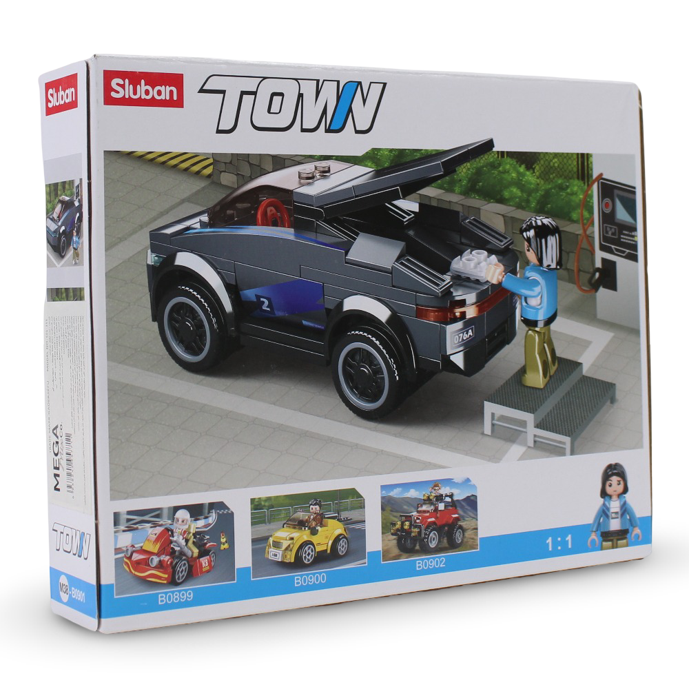 Sluban Town Electric Car - 136Pcs