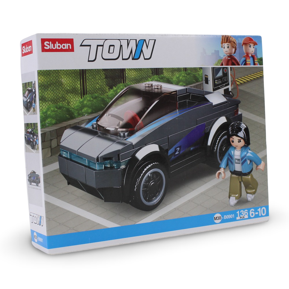 Sluban Town Electric Car - 136Pcs