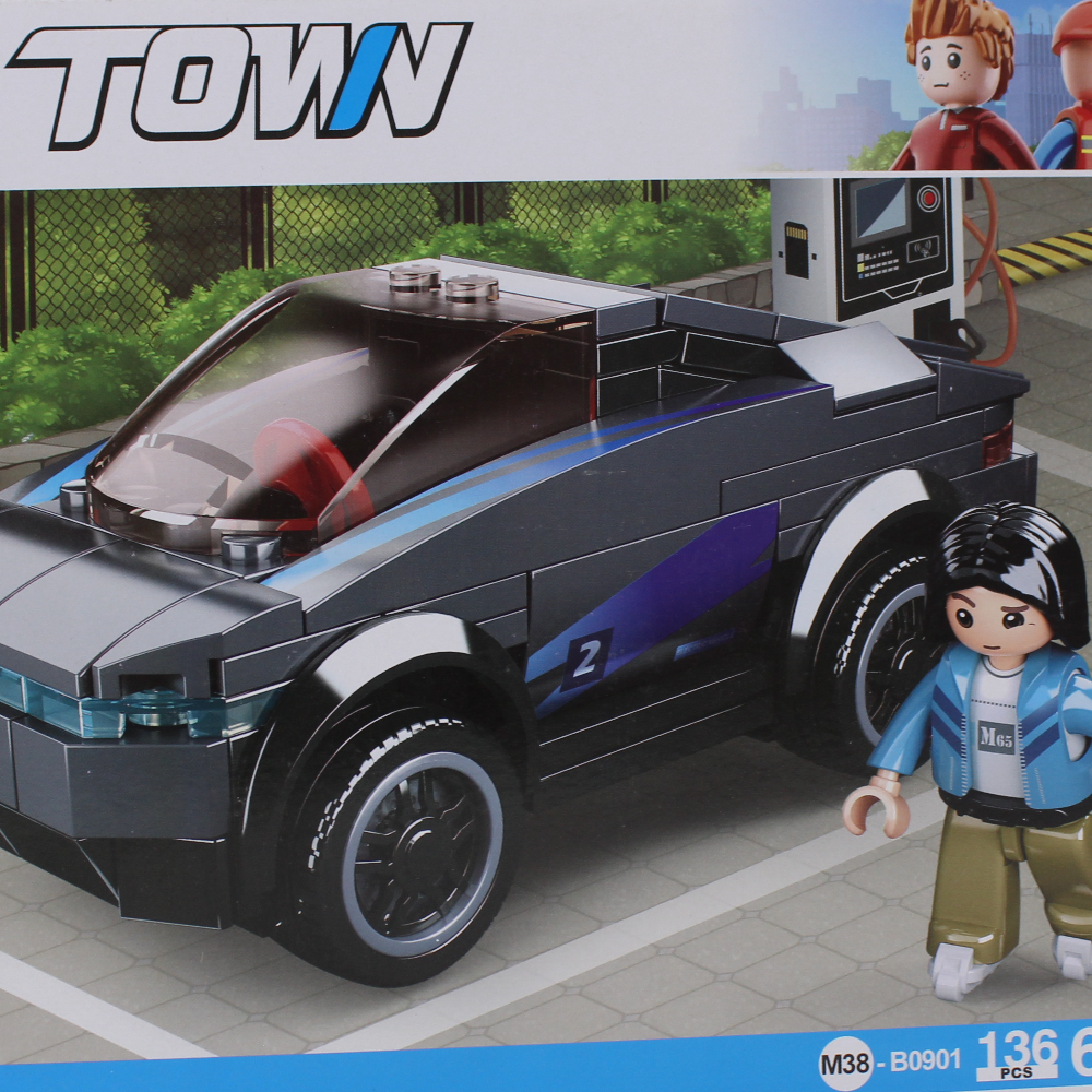 Sluban Town Electric Car - 136Pcs