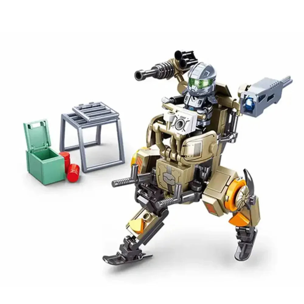 Sluban Atomic Uprising Storm Command Robot Building Blocks Set - 118 Pcs