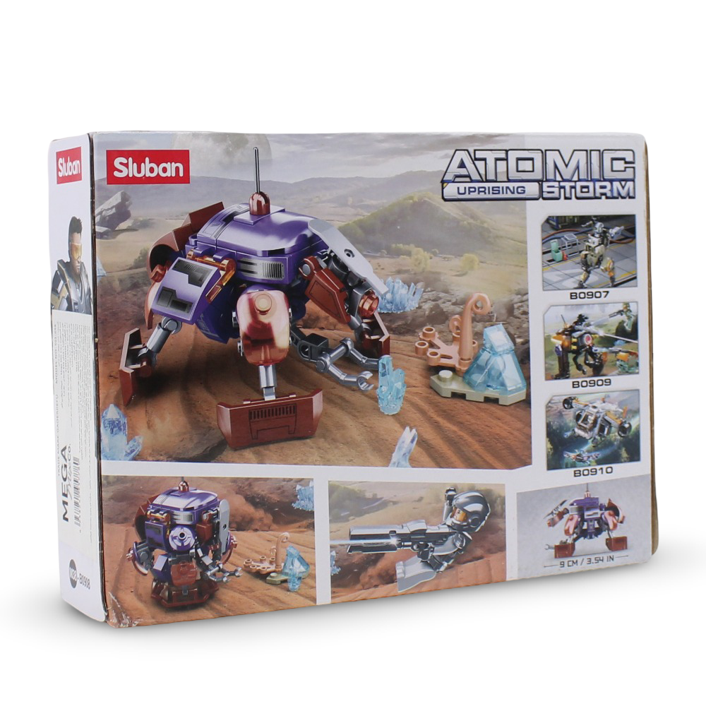 Sluban Atomic Uprising Storm Command Robot Building Blocks Set - 118 Pcs