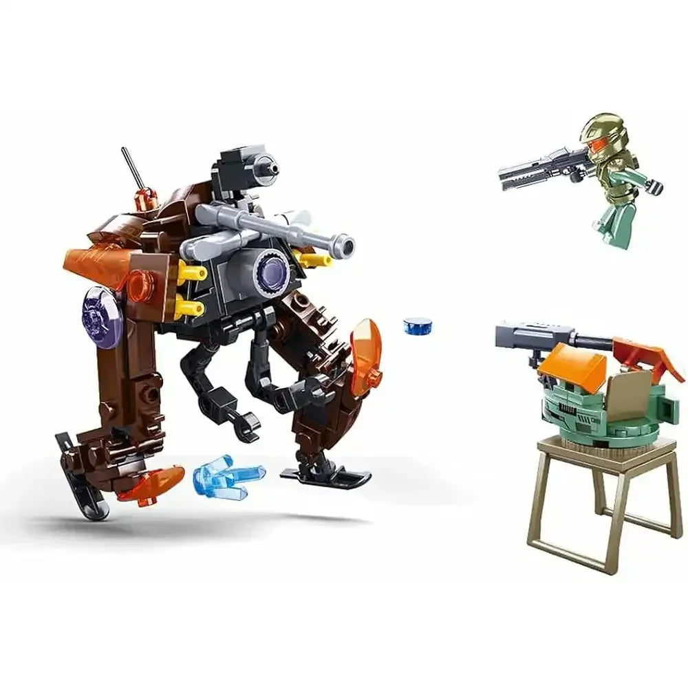 Sluban Atomic Uprising Storm Patrol Robot Building Blocks Set - 174 Pcs