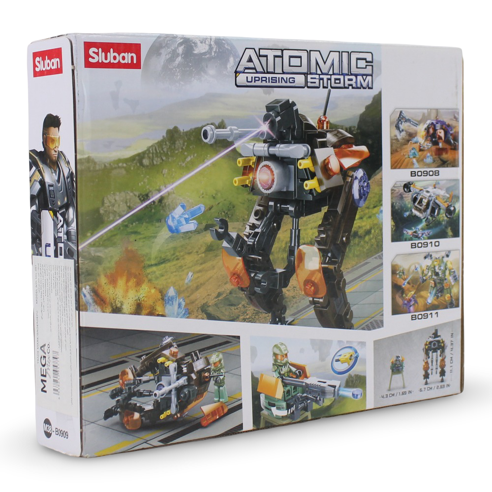 Sluban Atomic Uprising Storm Patrol Robot Building Blocks Set - 174 Pcs
