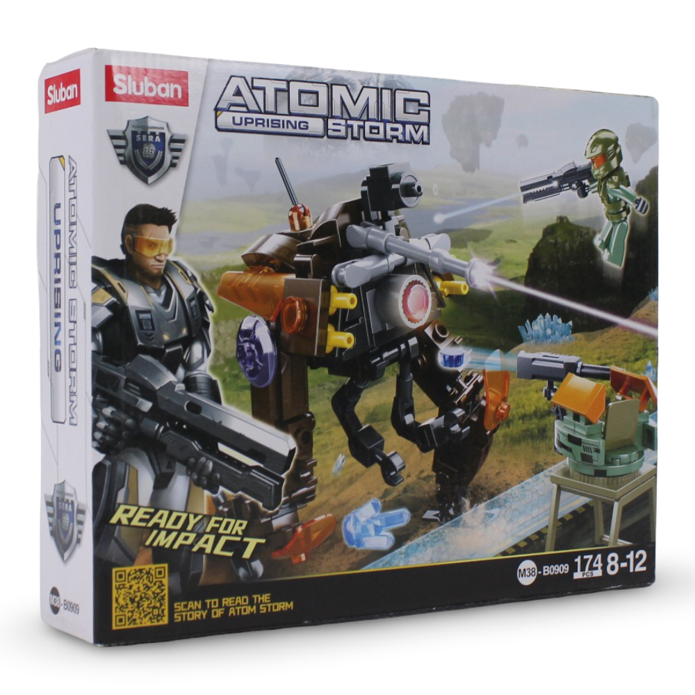 Sluban Atomic Uprising Storm Patrol Robot Building Blocks Set - 174 Pcs