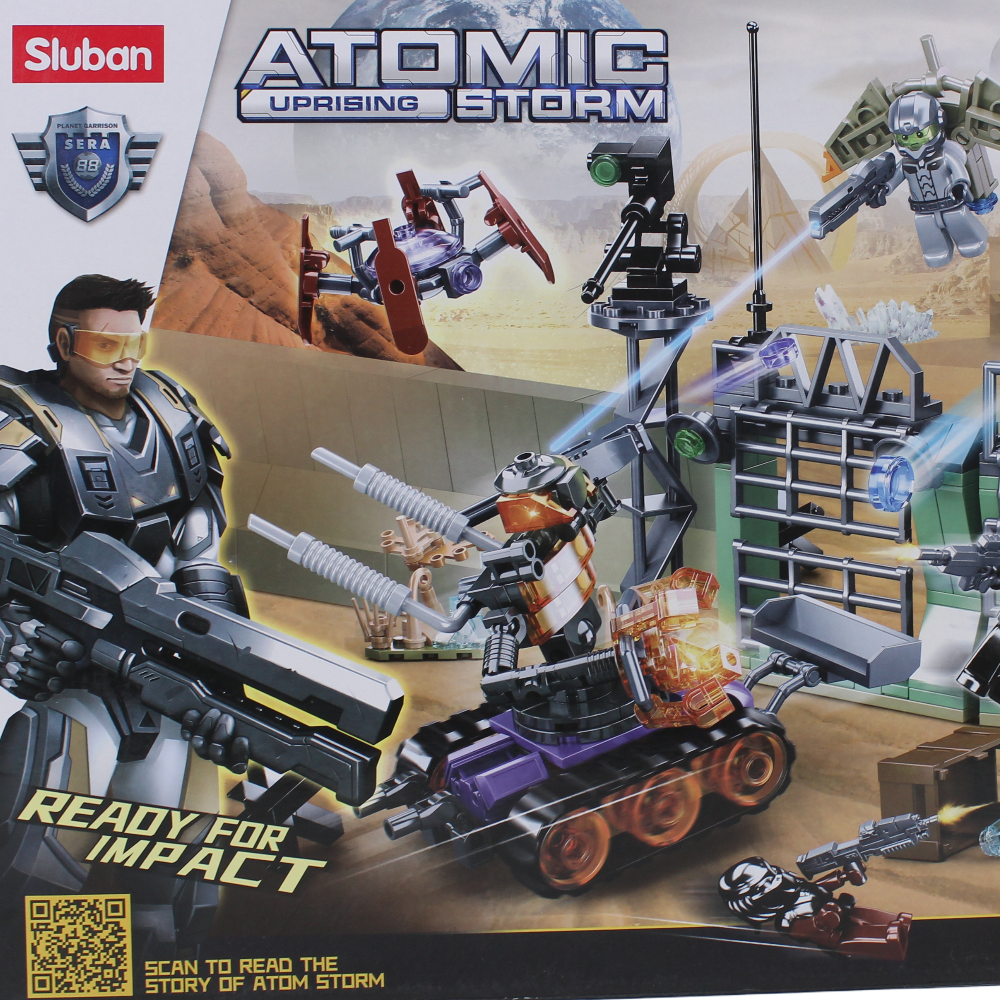 Sluban Atomic Storm Uprising Outpost - 501Pcs