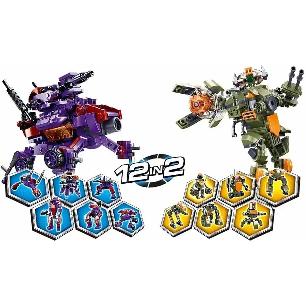 Sluban Atomic Uprising Storm 12 in 2 Building Blocks Set - 462 Pcs