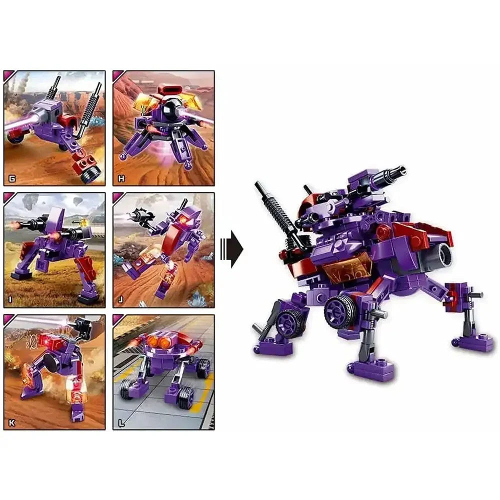 Sluban Atomic Uprising Storm 12 in 2 Building Blocks Set - 462 Pcs