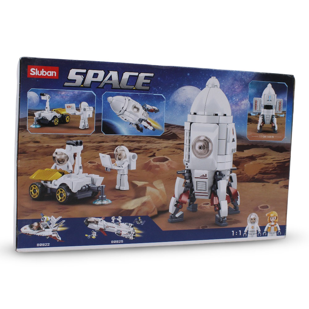 Sluban Space Saturn Landing Building Blocks Set - 320 Pcs