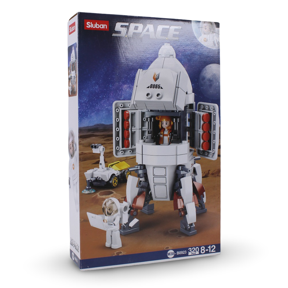 Sluban Space Saturn Landing Building Blocks Set - 320 Pcs