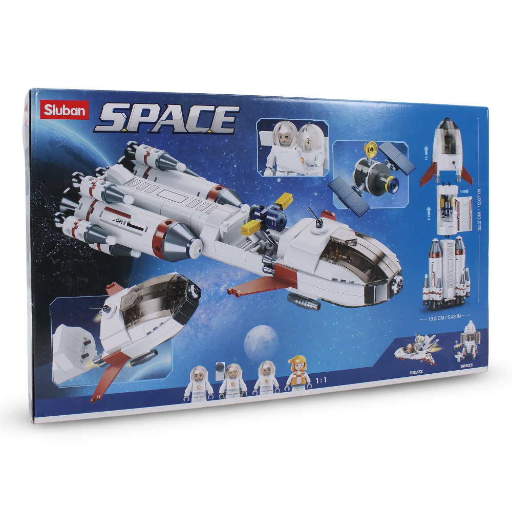 Sluban Space Saturn Expedition Rocket Building Blocks Set - 468 Pcs