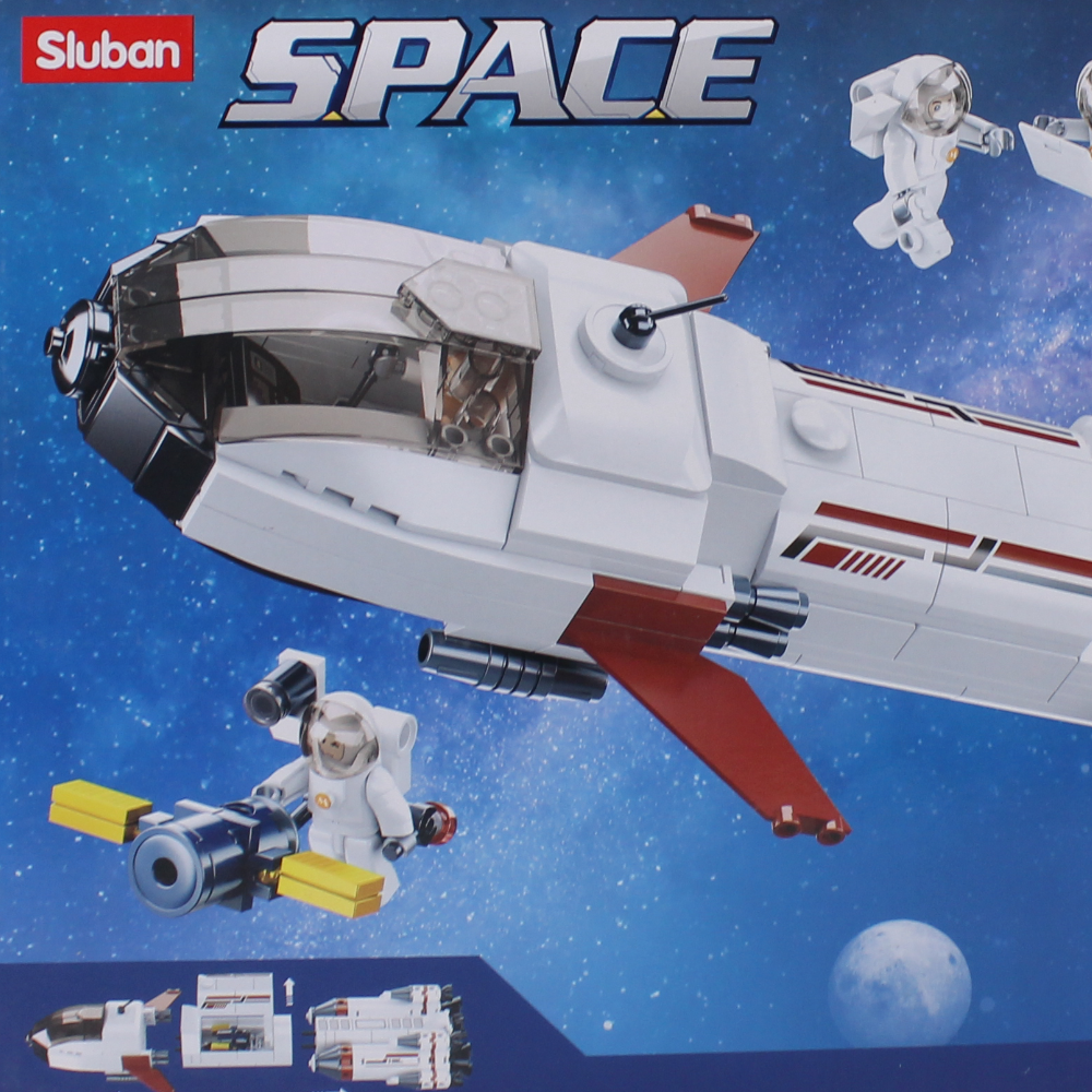 Sluban Space Saturn Expedition Rocket Building Blocks Set - 468 Pcs