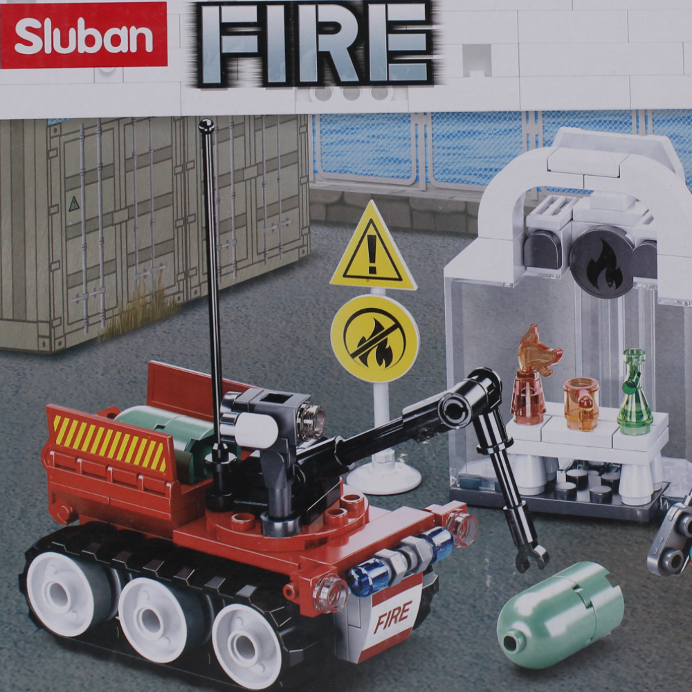 Sluban Fire Robot Drill Blocks Set - 130Pcs