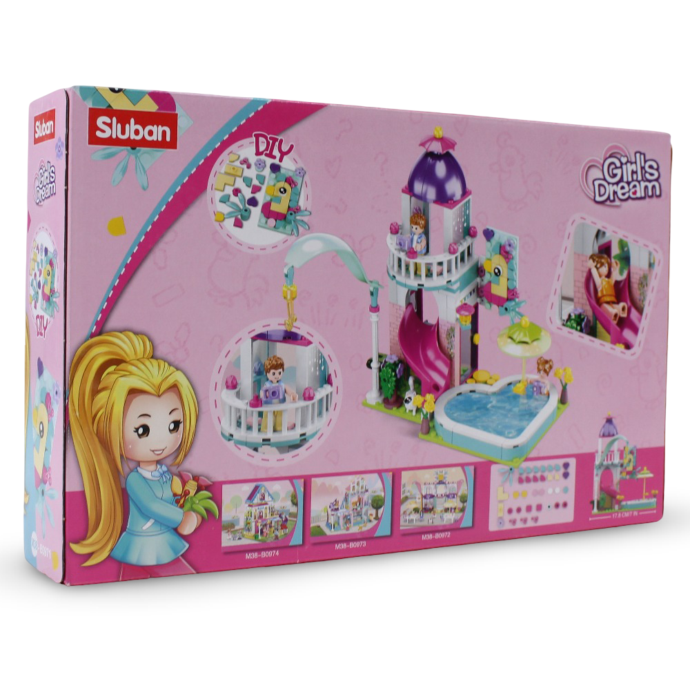 Sluban Girls Dream Party Home Building Blocks Set - 230 Pcs