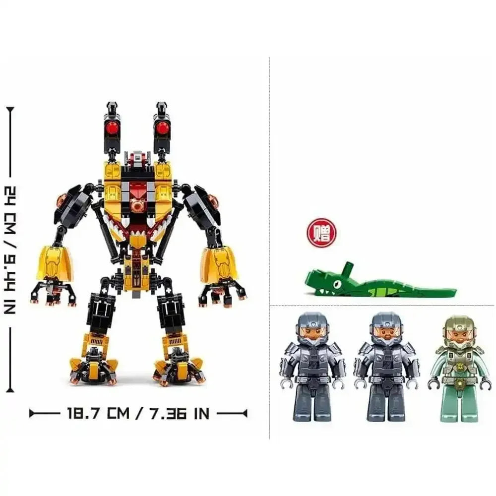 Sluban Atomic Uprising Storm Inquisitor Robot Building Blocks Set - 668 Pcs