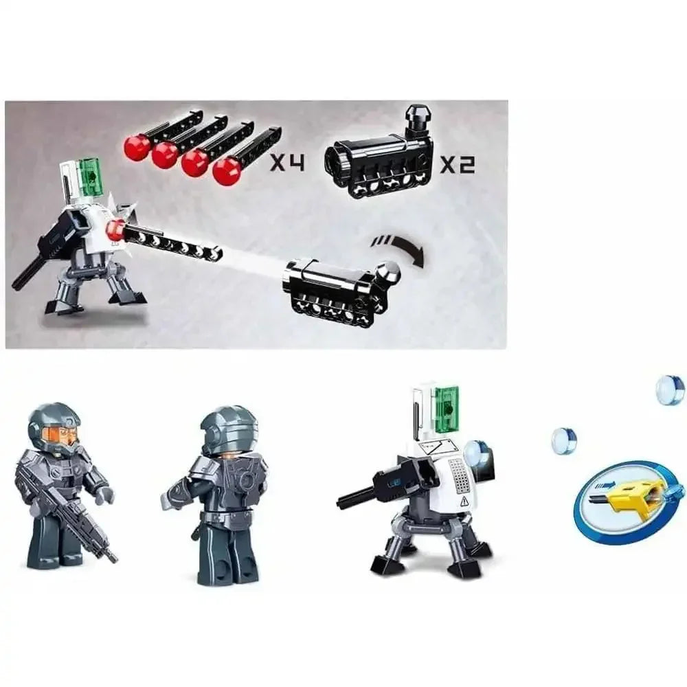 Sluban Atomic Uprising Storm Inquisitor Robot Building Blocks Set - 668 Pcs