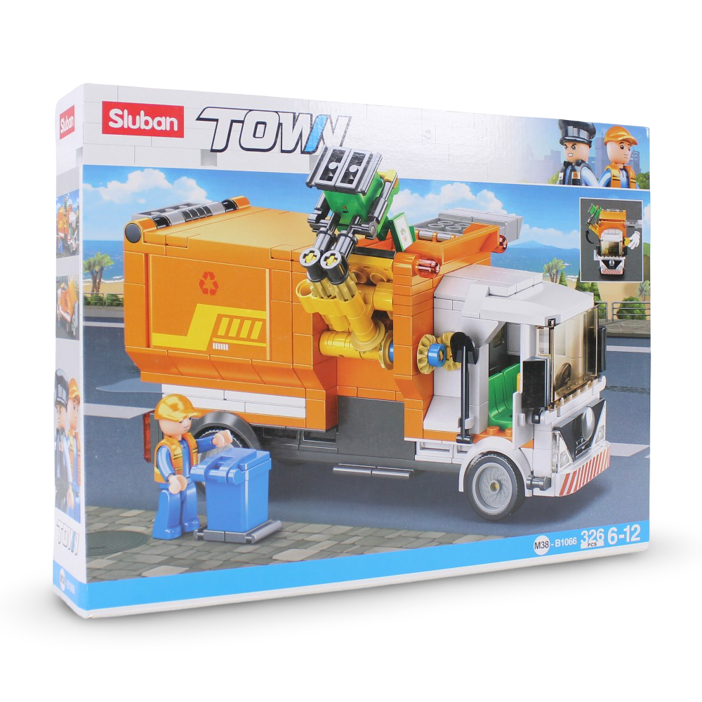 Sluban Town Garbage Truck - 326Pcs