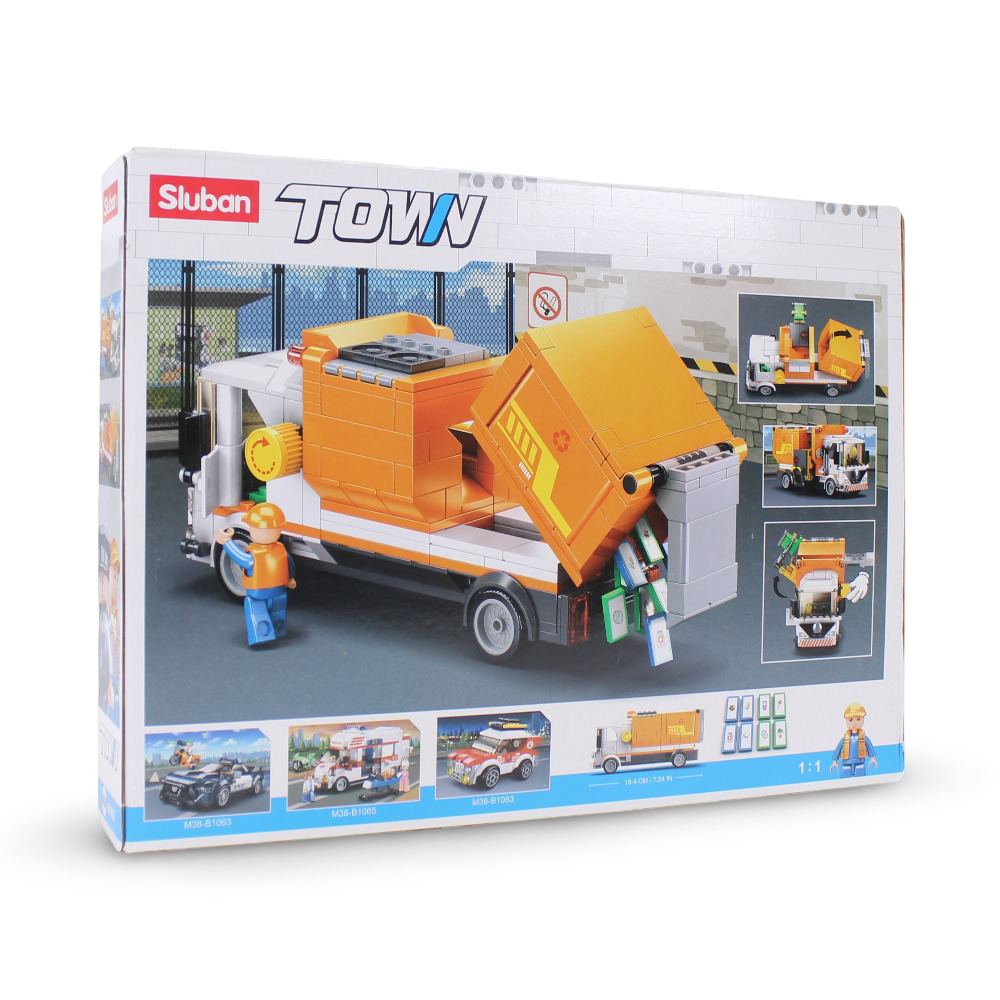 Sluban Town Garbage Truck - 326Pcs