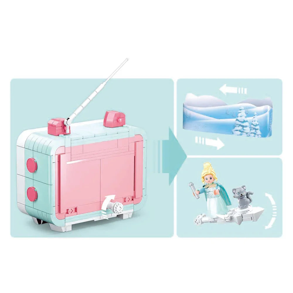 Sluban Mini Handcraft Frozen Princess's TV - 375 Pcs