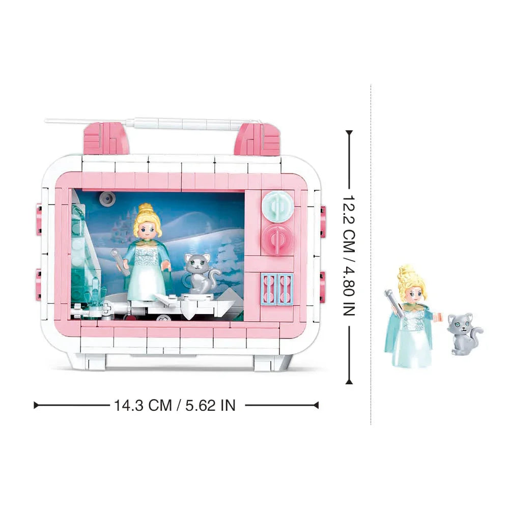 Sluban Mini Handcraft Frozen Princess's TV - 375 Pcs