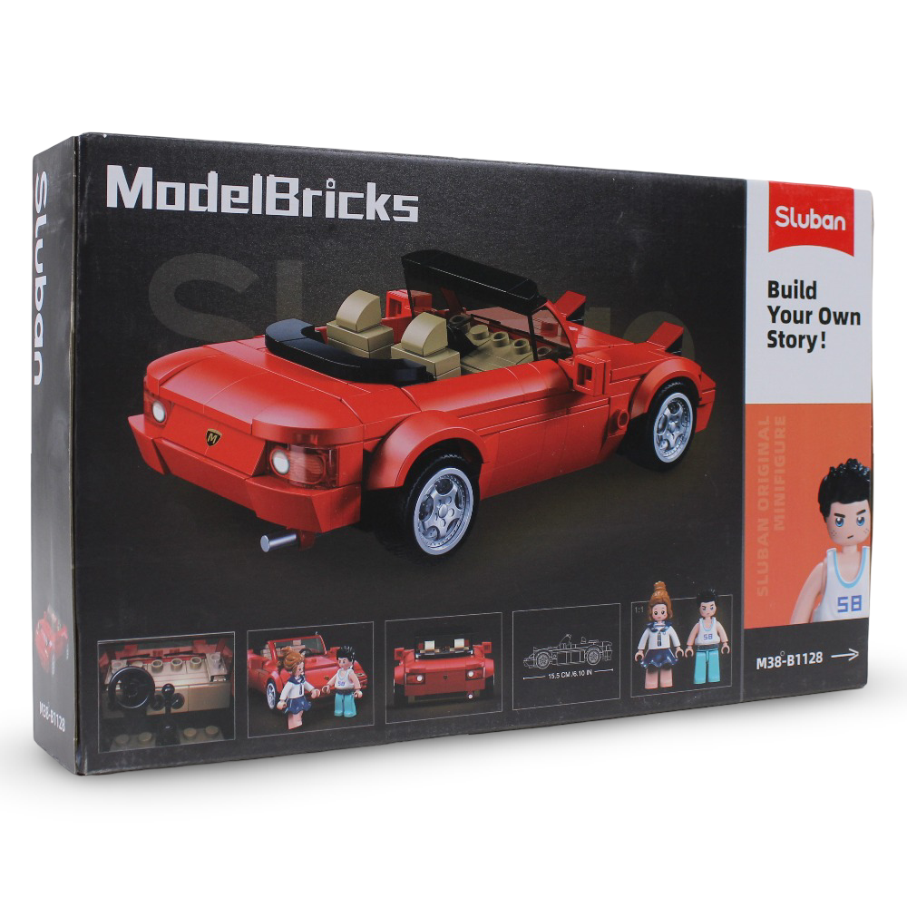 Sluban Model Bricks MX5S Sports Car - 264Pcs