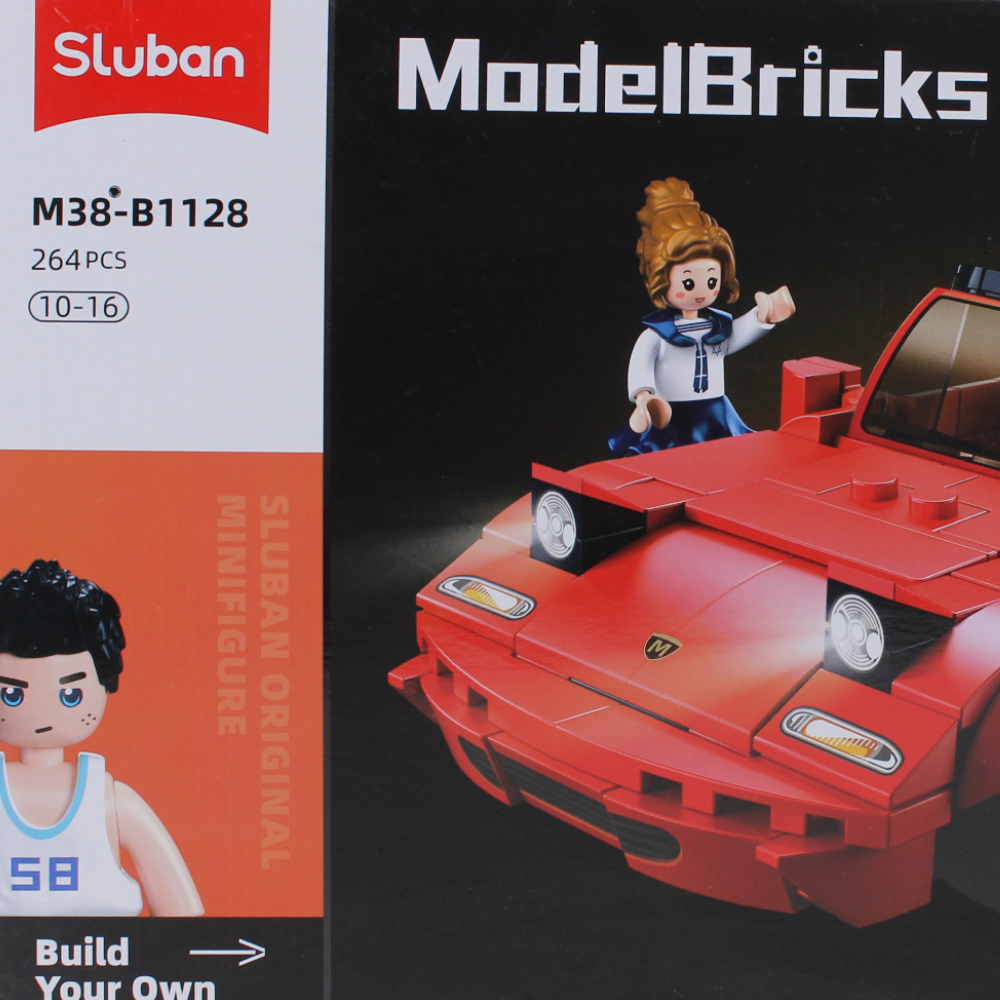 Sluban Model Bricks MX5S Sports Car - 264Pcs