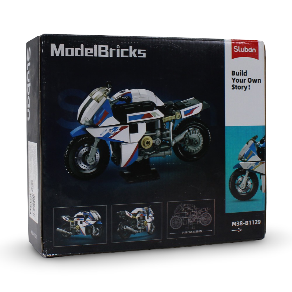 Sluban Motorcycle Building Blocks Set - 242 Pcs