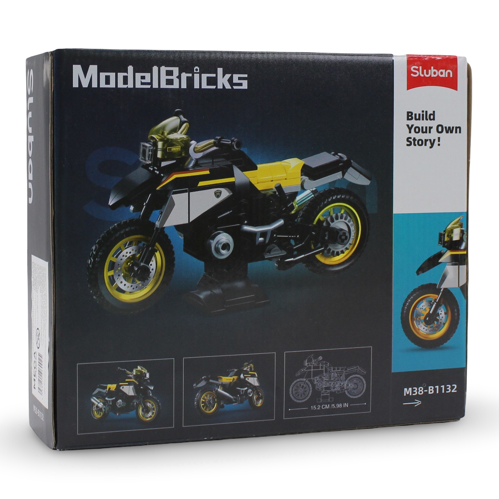 Sluban Model Bricks R1250 GS Motorcycle - 200Pcs