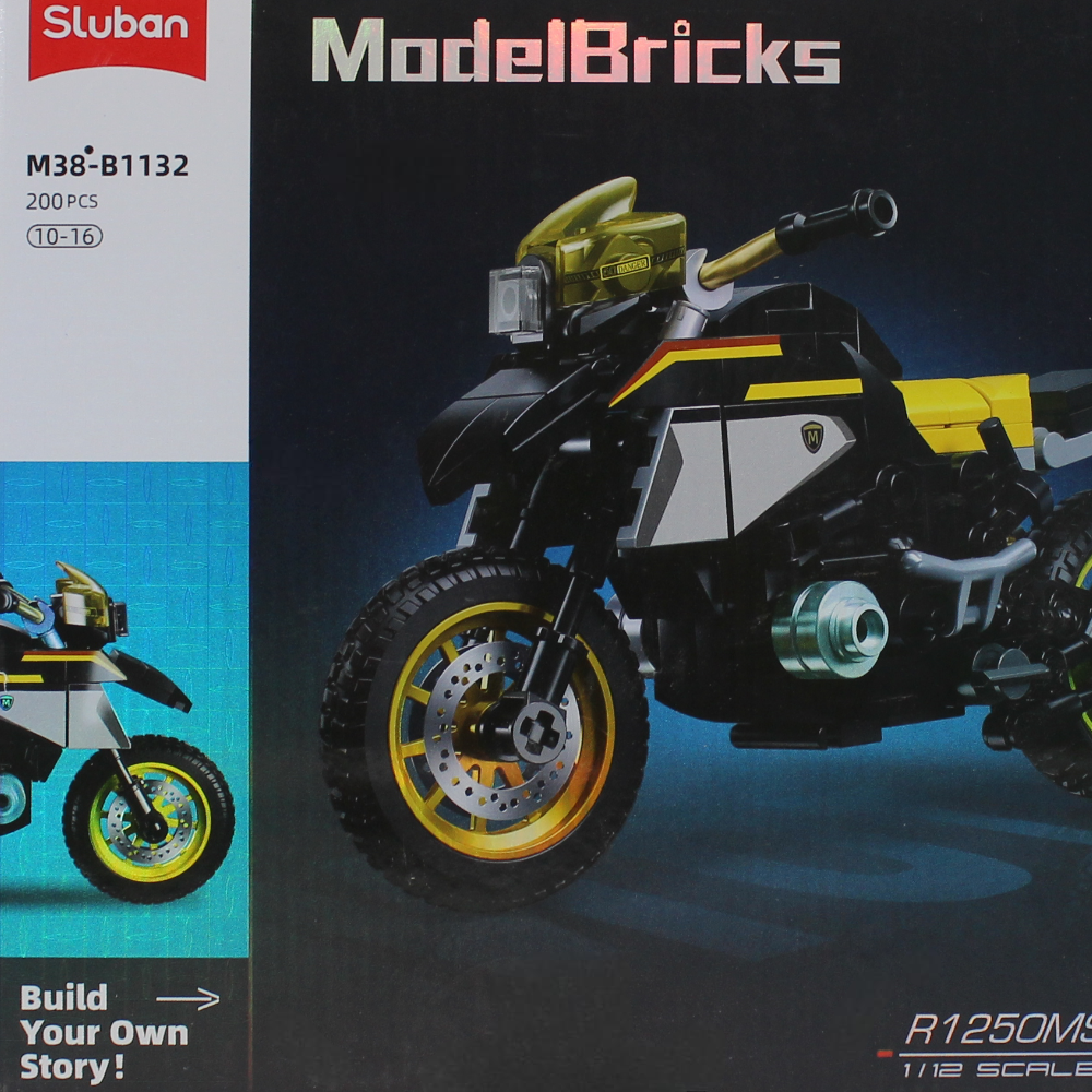 Sluban Model Bricks R1250 GS Motorcycle - 200Pcs
