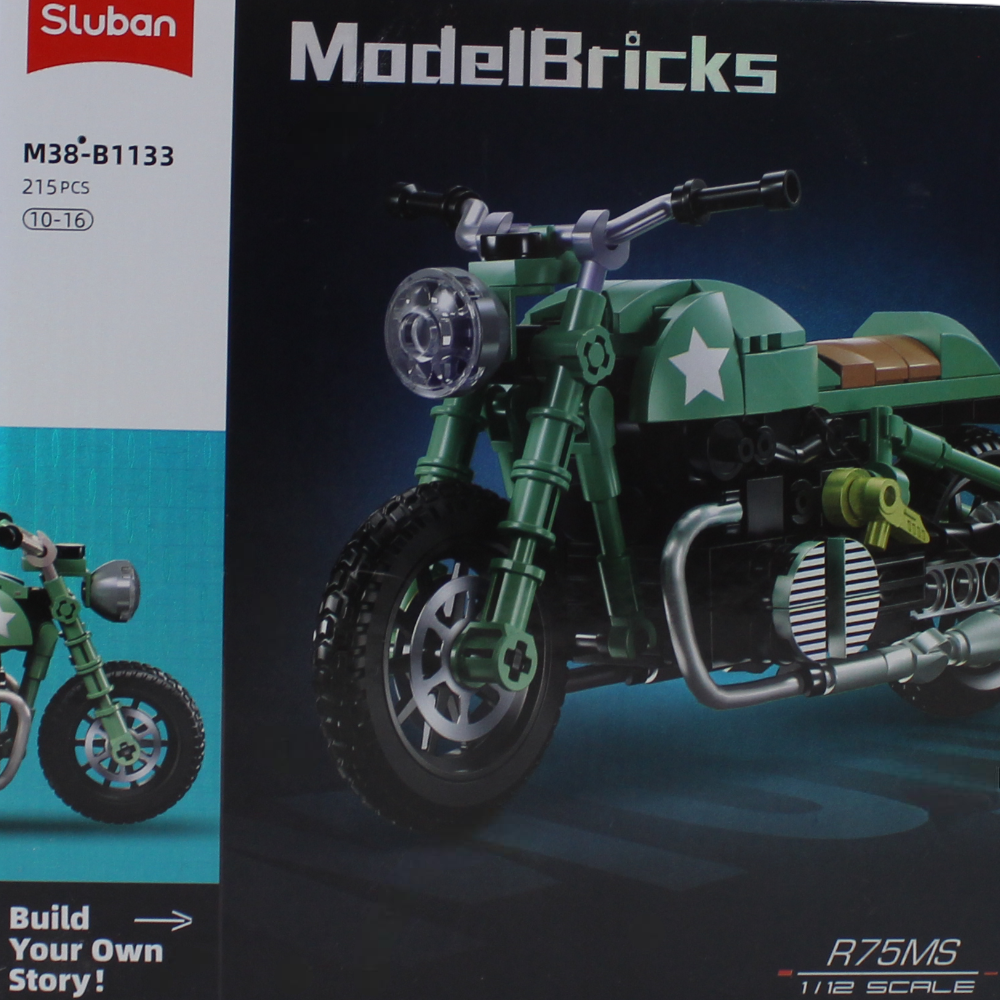 Sluban Model Bricks R75 Motorcycle - 215Pcs