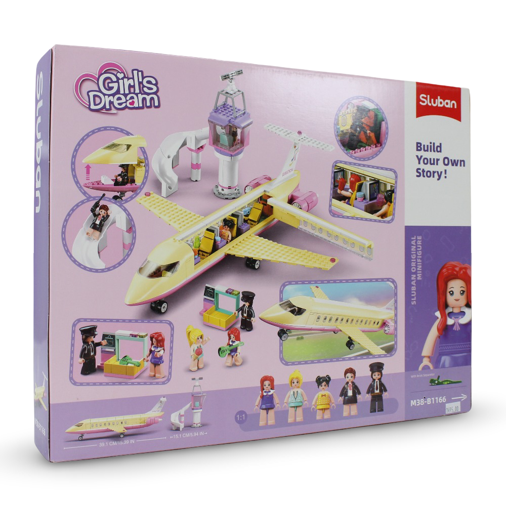 Sluban Girl's Dream Luxurious Plane 384 Pcs