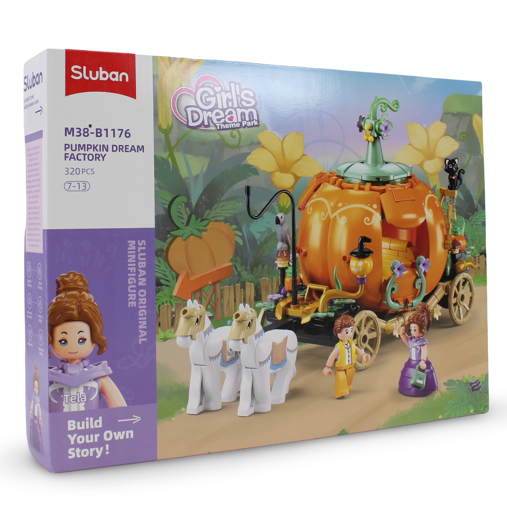 Sluban Girls Dream Pumpkin Carriage - 320Pcs